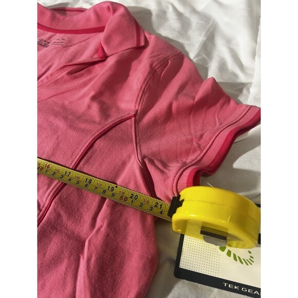 Tek Gear Women’s XL Short Sleeve Polo Pink - Picture 8 of 10